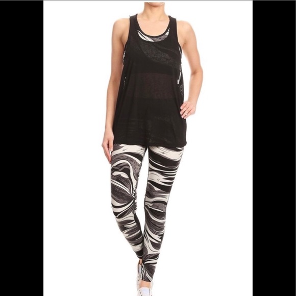 Pants - Mesh Leggings large